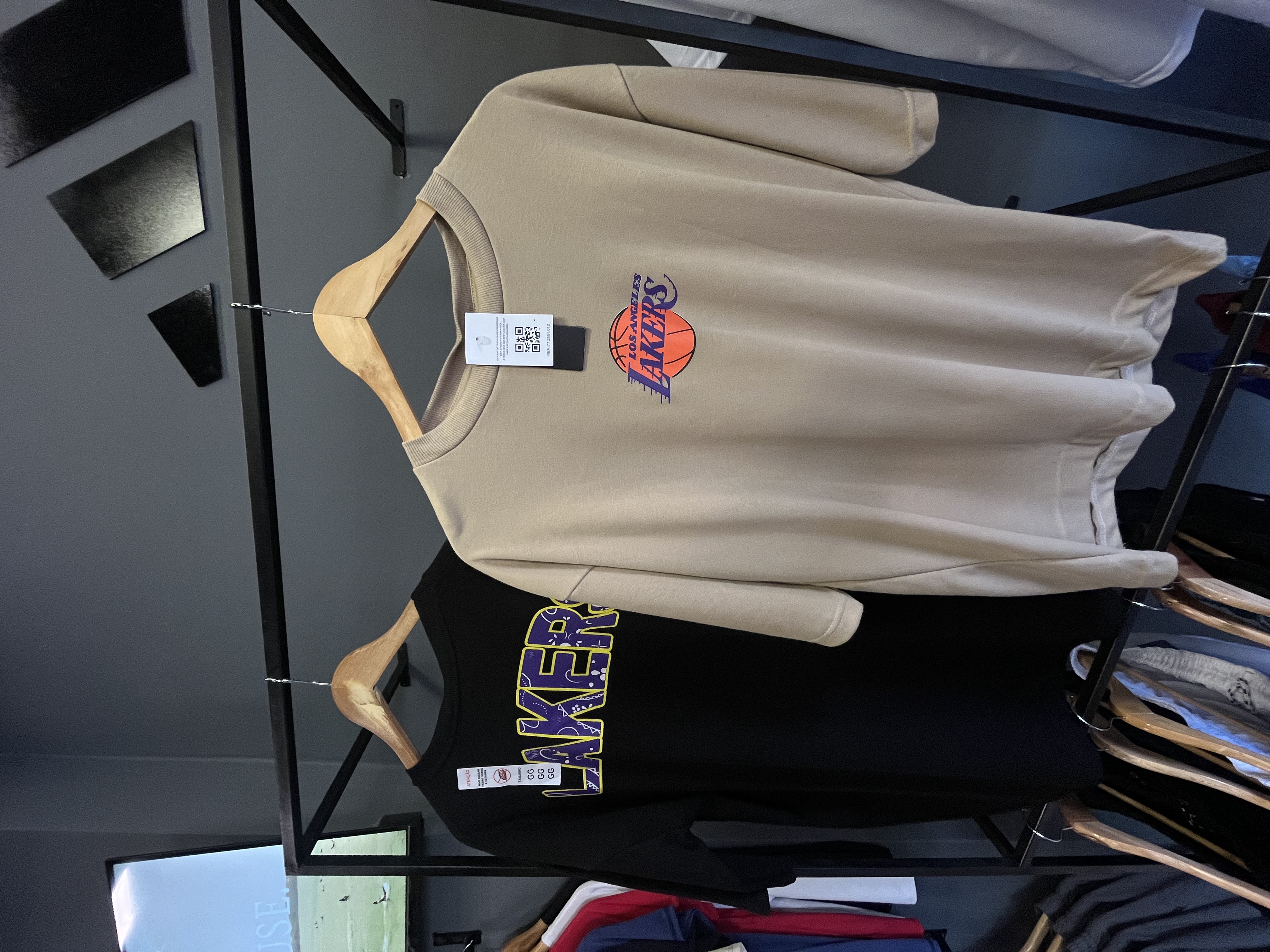 OVERSIZED SUEDINE - LAKERS