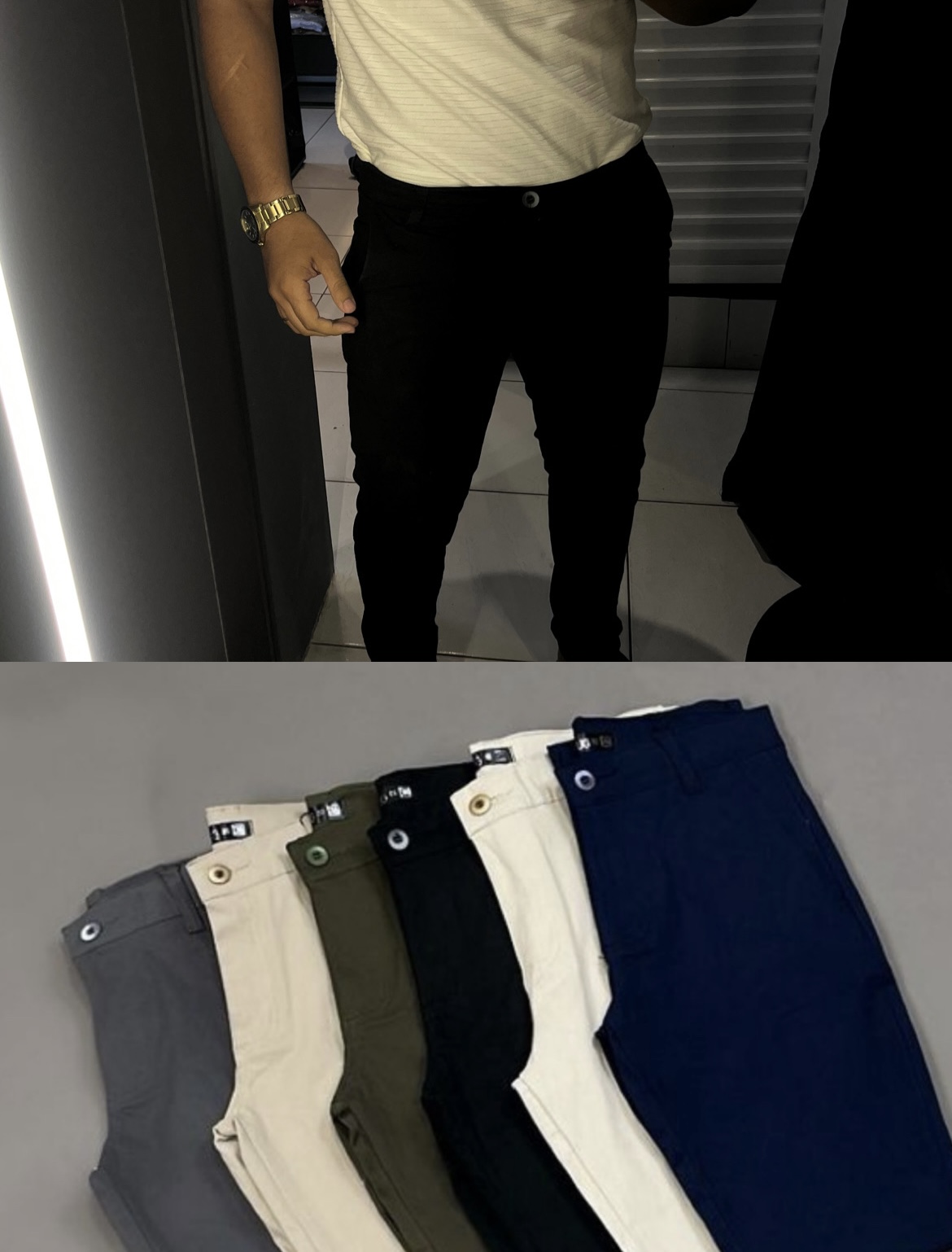 CALÇA EM ALFAIATARIA 